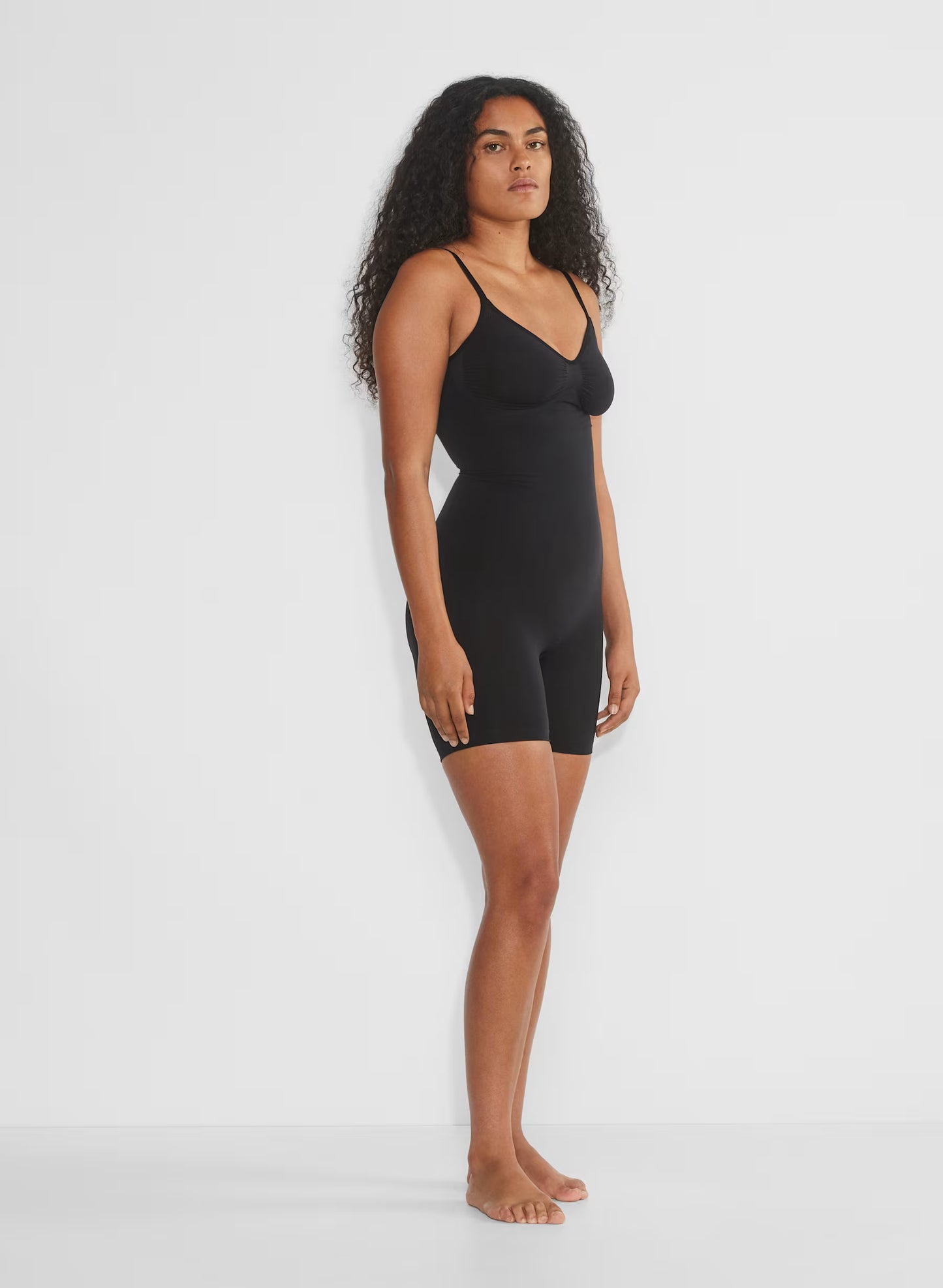 SKINTY™ Seamless Mid-Thigh Bodysuit black